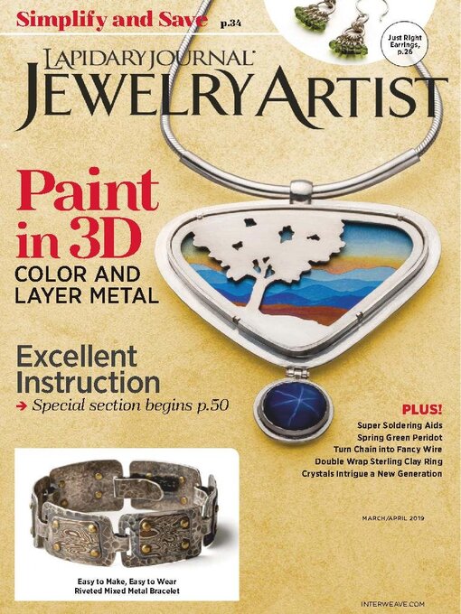 Detalles del título Lapidary Journal Jewelry Artist de Peak Media Properties, LLC - Disponible